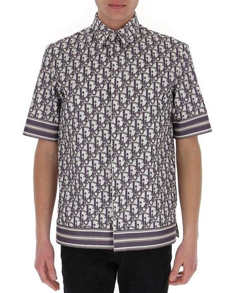 dior button up shirt mens|Dior short sleeve button up.